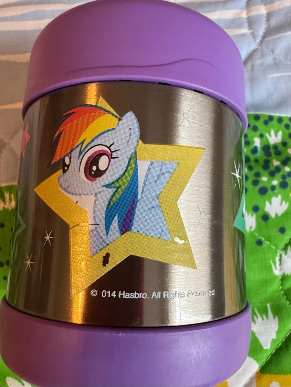 THERMOS 10 OZ FUNTAINER FOOD JAR, MY LITTLE PONY